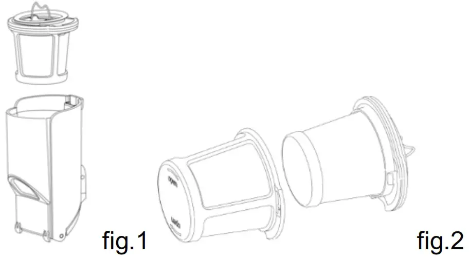 HYUNDAI H VCH14 Handstick Vacuum Cleaner - FILTER CLEANING