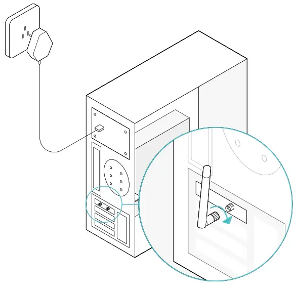 tp-link Archer T2E AC600 Wireless Dual Band PCI Express Adapter - adapter2