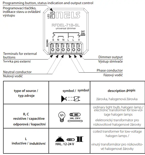 inELS RFDEL-71B-SL Universal Dimmer-fig9