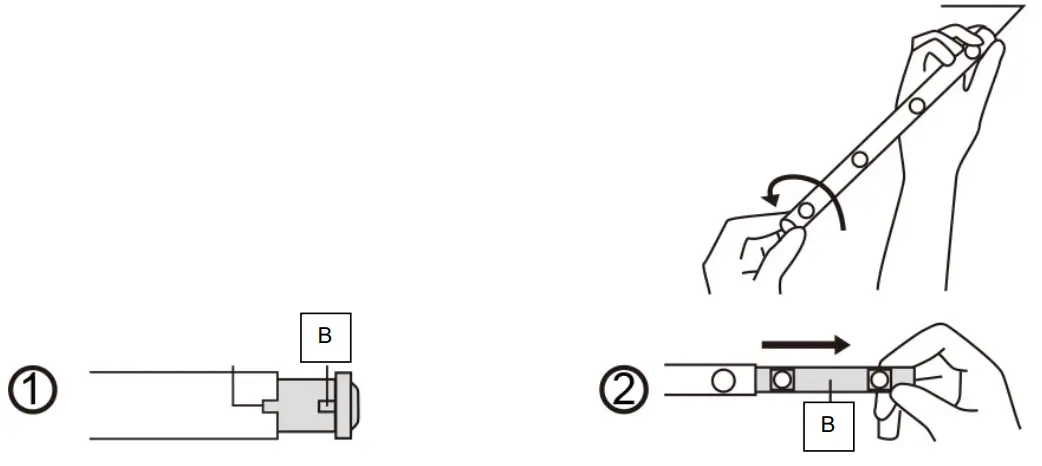 anslut 421365 LED Light Stick - Battery