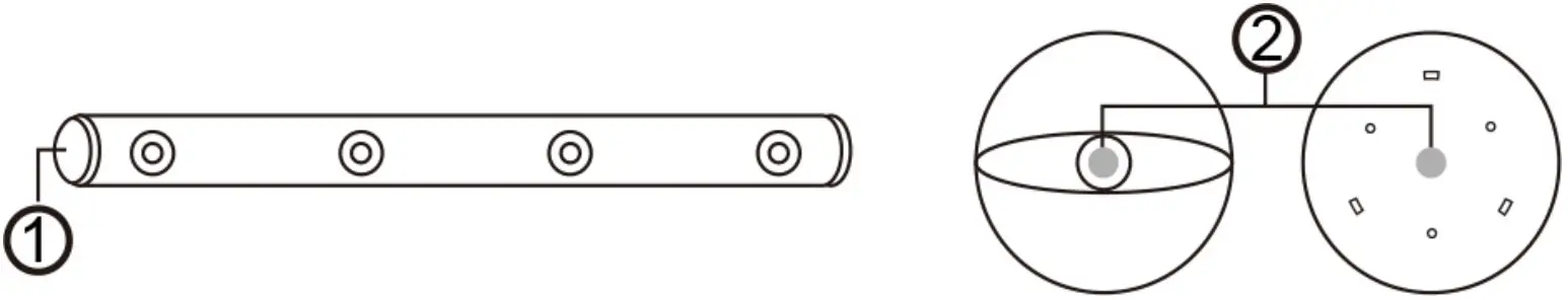 anslut 421365 LED Light Stick - Magnetic mount