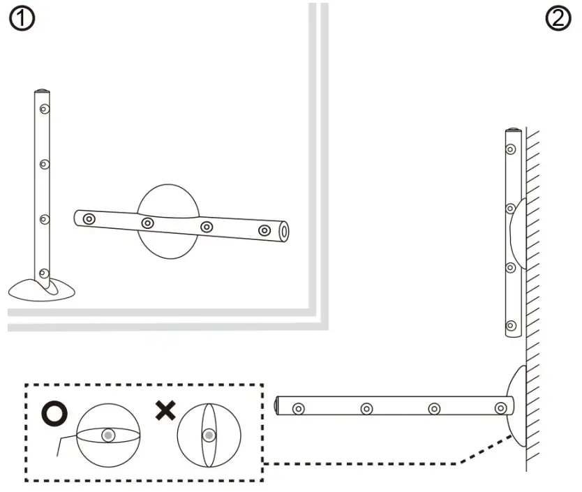 anslut 421365 LED Light Stick - Stand