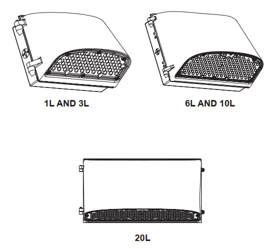 C-lite C-wp-b-rdc Series Cutoff Led Wall Pack Instruction Manual