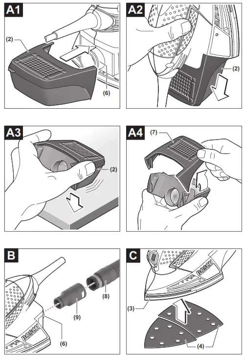 BOSCH PSM 80 A Multi Sander - 2