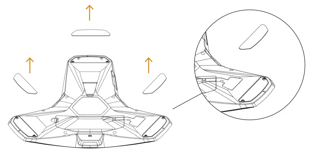 Konftel 800 Ceiling Mount Kit - Figure 2
