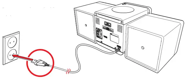 NIKKEI NMC306 Microset - Connect to the mains