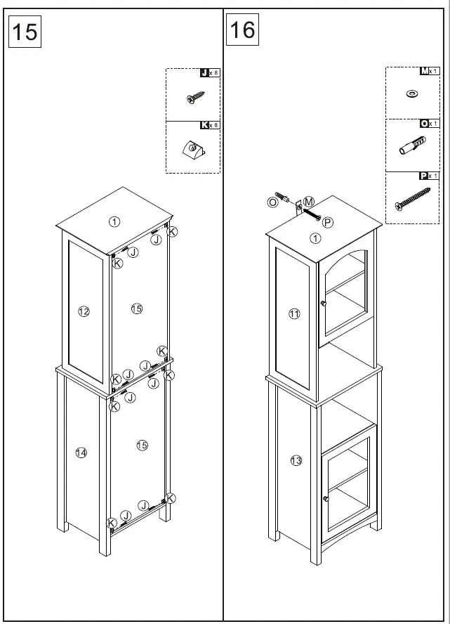 UNBRANDED AYBSZHD1447 Linen Cabinet fig 10