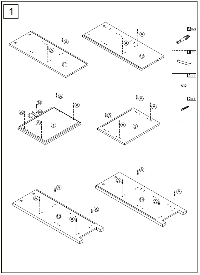 UNBRANDED AYBSZHD1447 Linen Cabinet fig 2