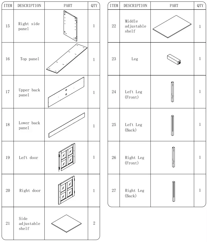 GOOD GRACIOUS TVSJH017 WNT HD Walnut TV Stand with Drawers - Figure 2