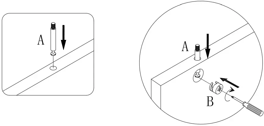 GOOD GRACIOUS TVSJH017 WNT HD Walnut TV Stand with Drawers - Figure 4