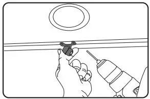 kapture 1080P Full HD Dual Channel Dash Camera User Manual - Attach tape to the bracket of the camera to hold the camera in position while installing