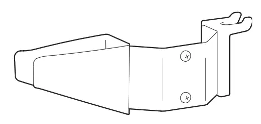 ergotron StyleView Power Cord Hook and Scanner Holder for Carts
