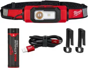 milwaukee REDLITHIUM USB HARD HAT HEADLAMP