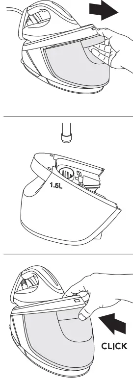 George home SGS101RG-22 Steam Station Iron 3