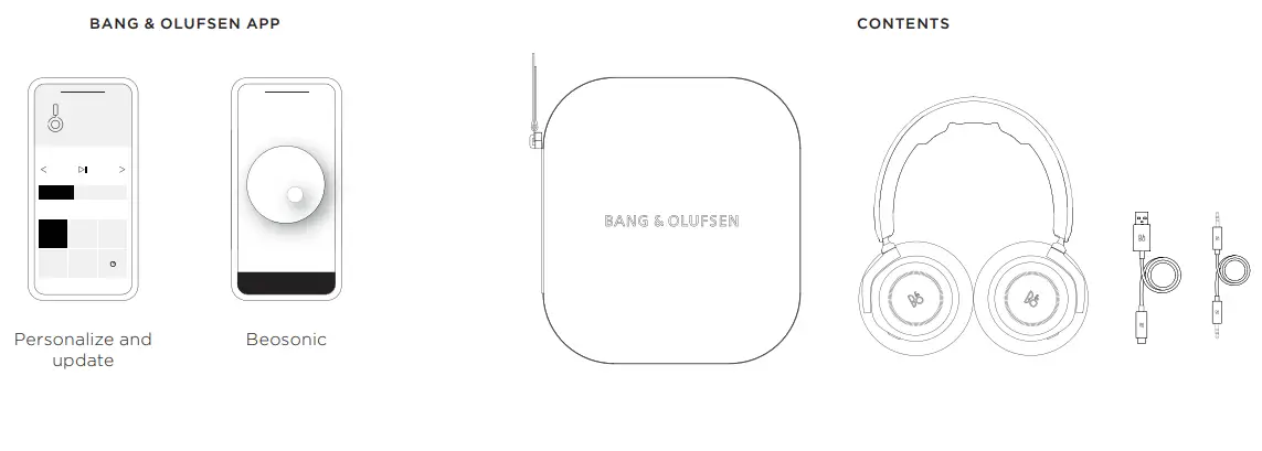 B O BEOPLAY HX Comfortable ANC Headphone - OLUFSEN APP