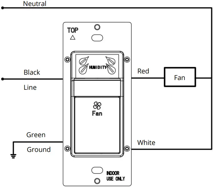 ORTECH WM-DWHS Humidity and Fan Control Sensor fig 1