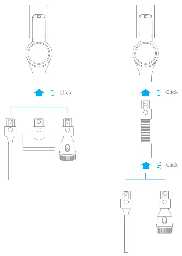 dreametech T10 Cordless Vacuum Cleaner - Accessories Installation