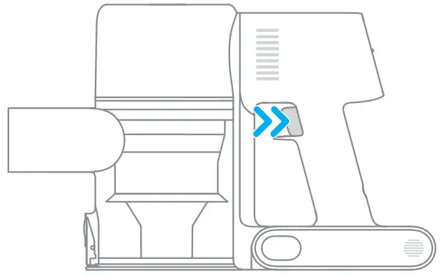 dreametech T10 Cordless Vacuum Cleaner - Cleaning Mode