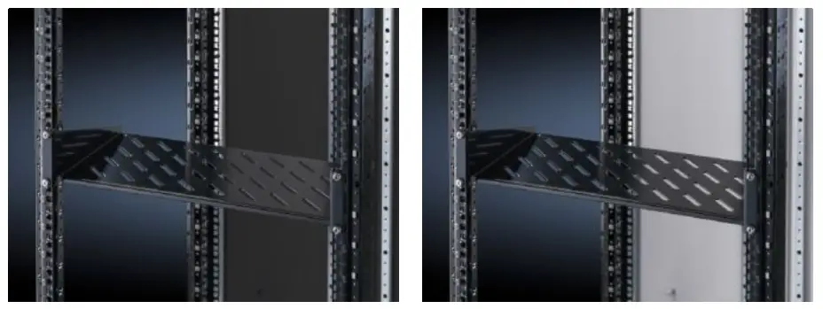 Jabra DK 5501.615 Component shelf 2 U, static installation - Fig