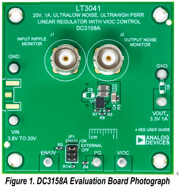 ANALOG DEVICES DC3158A Evaluation Board - FIGURE 1