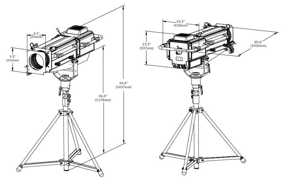 ACME XP 1000 FS II Glory Followspot - 5