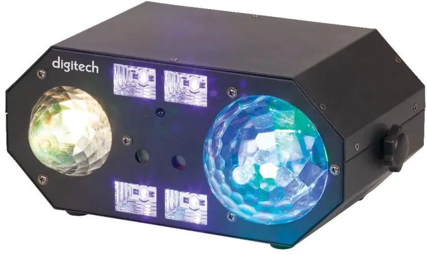 digitech SL-3542 5-In-1 Ball Waterwave Laser UV and Strobe Party Light