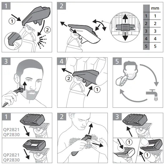 PHILIPS QP Series OneBlade Hair Trimmer-fig4