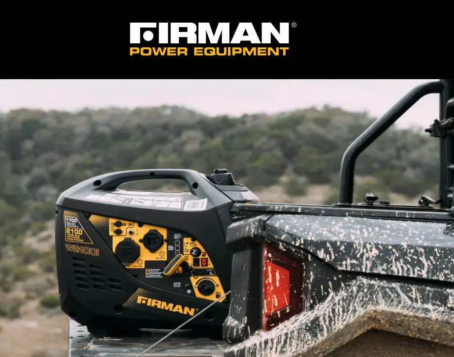 FIRMAN 3350 Power Equipment Gas-Powered User Manual