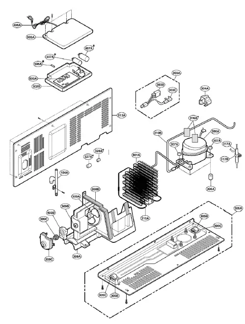 LG GR-C207 Freezer Door-5