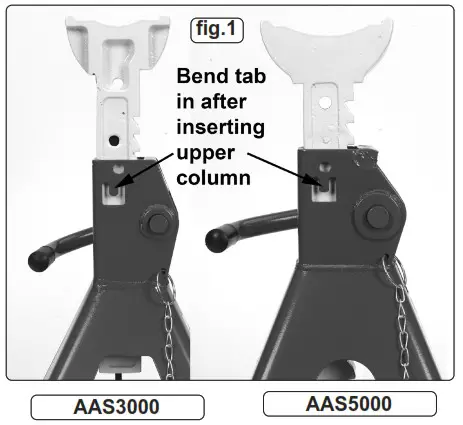 SEALEY AAS3000 Auto Rise Ratchet Axle Stands Pair 5tonne Capacity Per Stand - INTRODUCTION