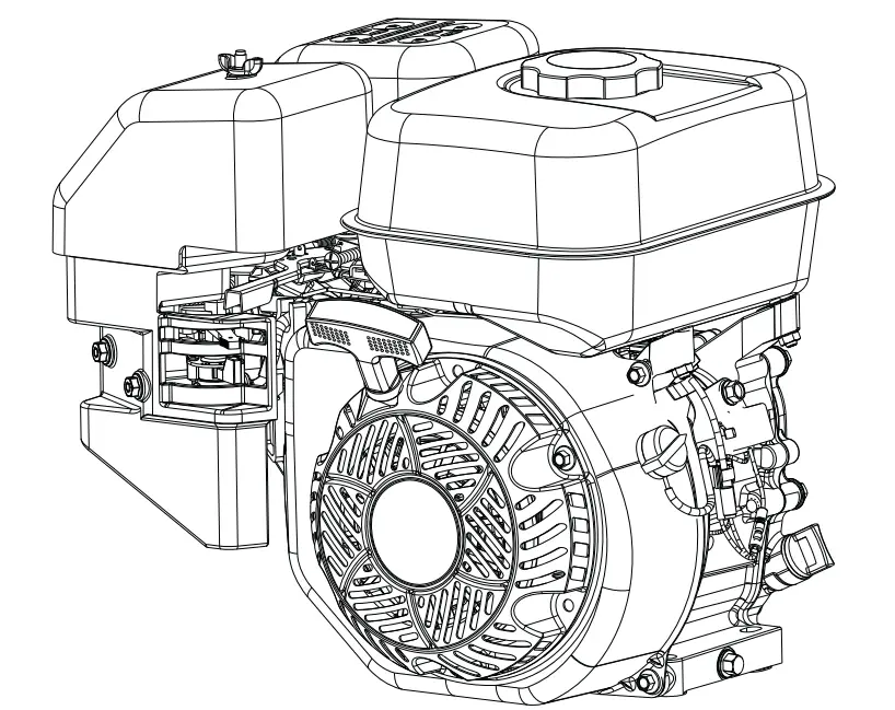 KOHLER SH255 3000 Series Engine -