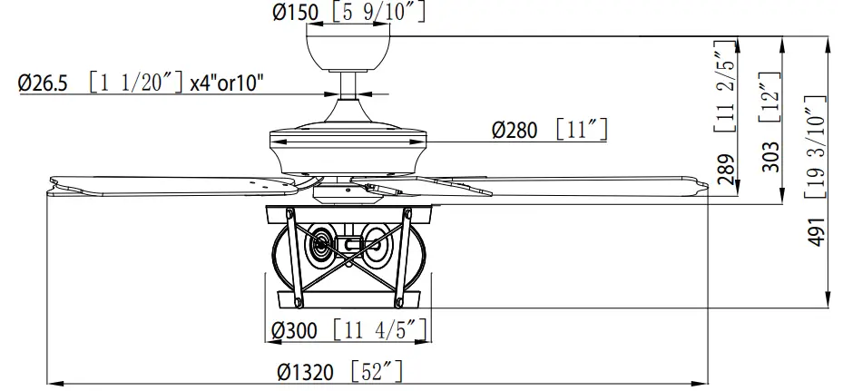 Parrot-Uncle-F6332110V-5-Blade-Reversible-Ceiling-Fan-20