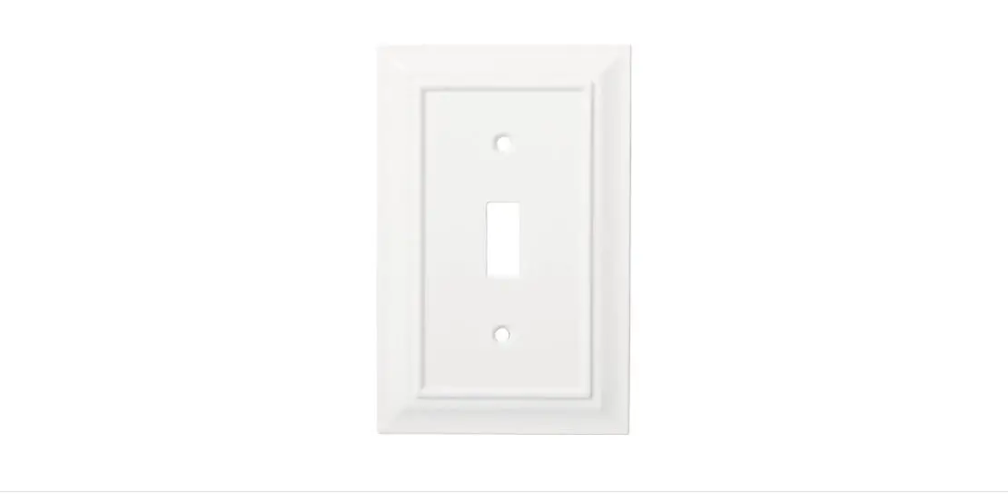 Brainerd W31557-pw-uc Wood Architectural 1-gang Standard Toggle Wall Plate Instruction Manual Brainerd W31557-pw-uc Wood Architectural 1-gang Standard Toggle Wall Plate Instruction Manual