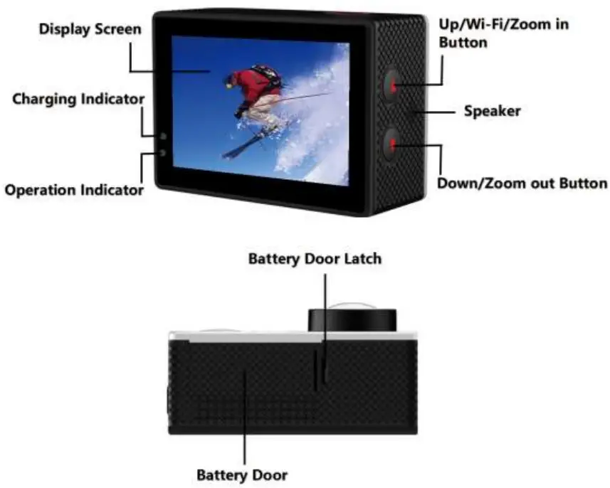 Shenzhen Jinbihu Electronics J7000 4K Ultra HD Action Camera - FIGURE 2