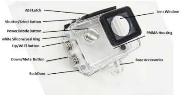 Shenzhen Jinbihu Electronics J7000 4K Ultra HD Action Camera - FIGURE 4