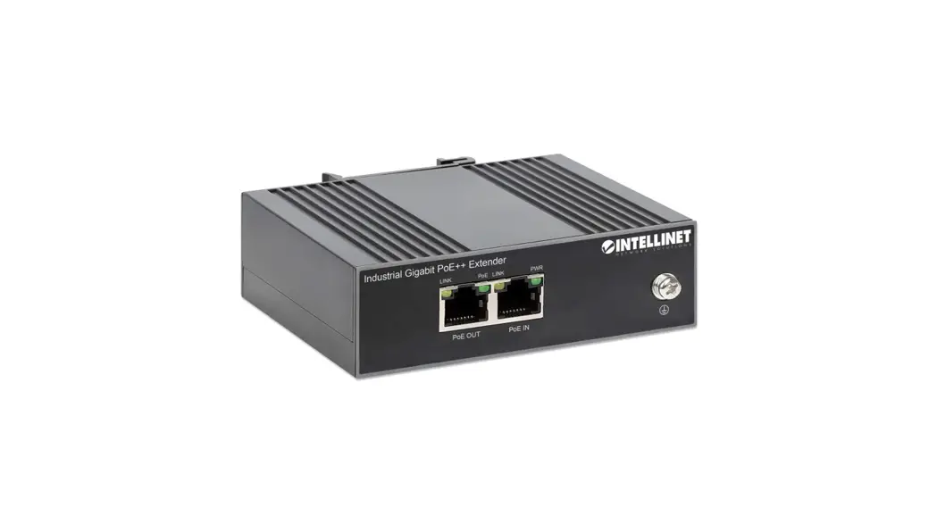 Intellinet 508957 Industiral Gigabit Poe++ Extender Instructions