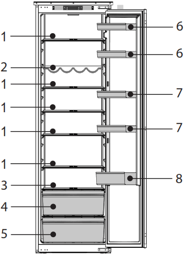 beko BLSD3577 Built-In Cooler - 10