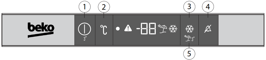 beko BLSD3577 Built-In Cooler - 8