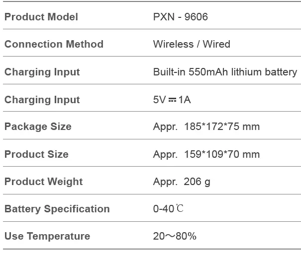 PXN 9606 Racing Wheel Game Controller-08