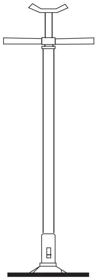 TCE40753 Professional High Reach Jack Stand