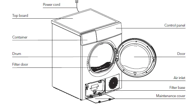 TESLA WT8H91M Tumble Dryer - 1