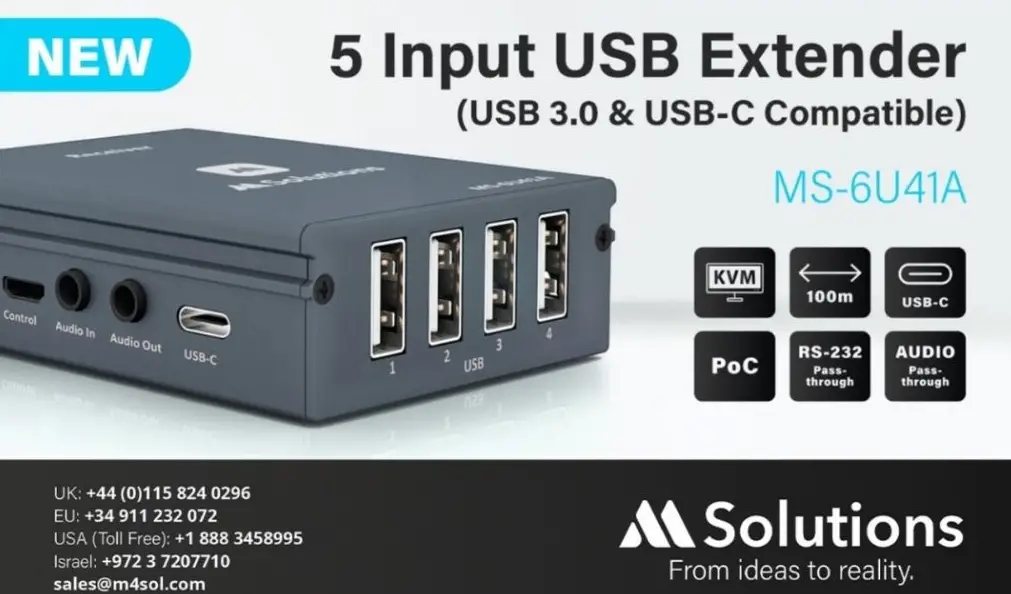 Msolutions Ms-6u41a Usb Extender Set User Guide