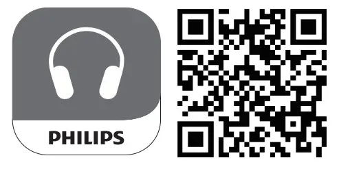 PHILIPS TAH9505 Noise Cancelling Wireless Over Ear - APP DOWNLOAD
