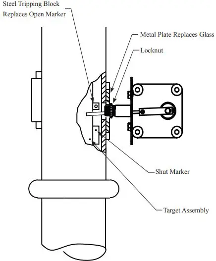 POTTER PIVSU-EX-O Outdoor Explosion Proof Post Indicator and Butterfly Valve Supervisory Switch-FIG2