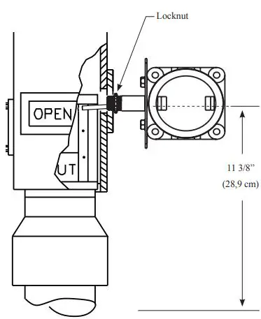 POTTER PIVSU-EX-O Outdoor Explosion Proof Post Indicator and Butterfly Valve Supervisory Switch-FIG3