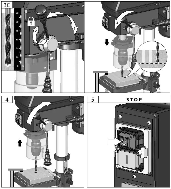 GUDE GTB 16-605 Bench Drill - fig 15