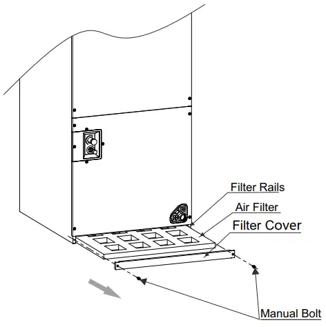 PIONEER High Efficency Air Handler - replace the filter
