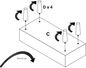 ovela OVLUCIASBBA Lucia Lounge ASSEMBLY Step 2