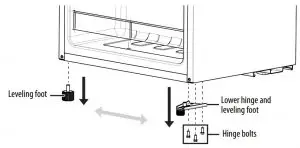 FIG 7 Reversing the door