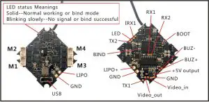 Flight controller connection diagram